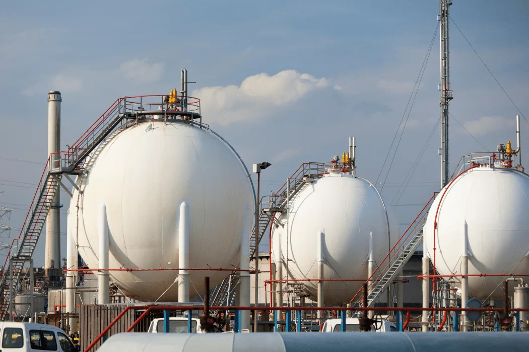 LPG storage tank